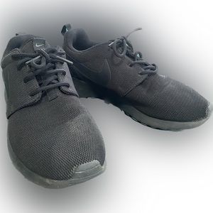 Nike black running shoes